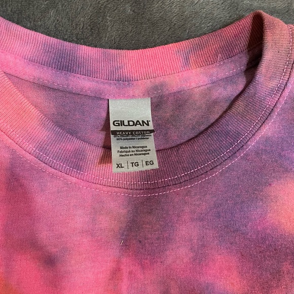 Gildan Classic Tie Dye Tee Shirt Top - Picture 3 of 3